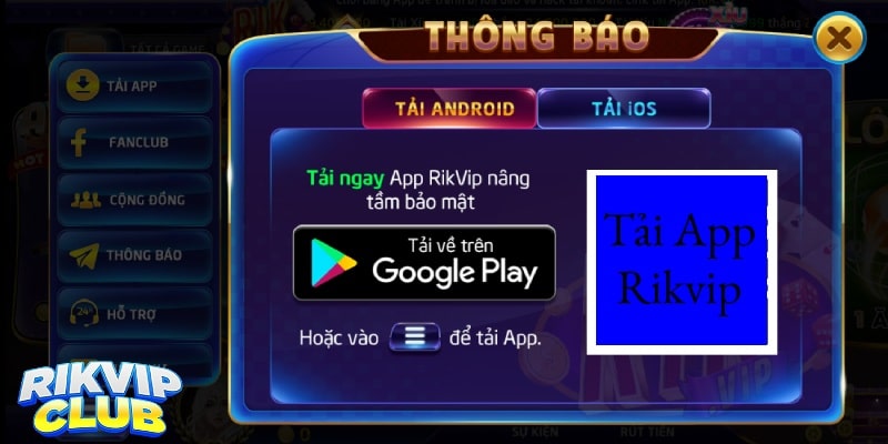 rikvip tải app